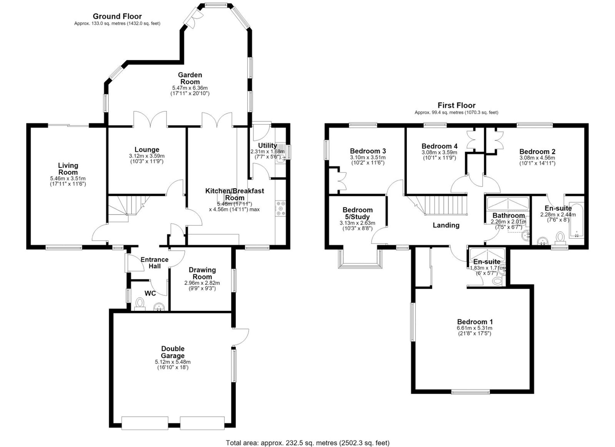 3 Chartwell Gardens, Warrington floorplan