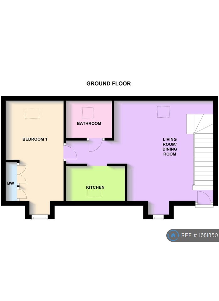 Rowan Close, Desborough, Kettering NN14, 1 bedroom flat to rent