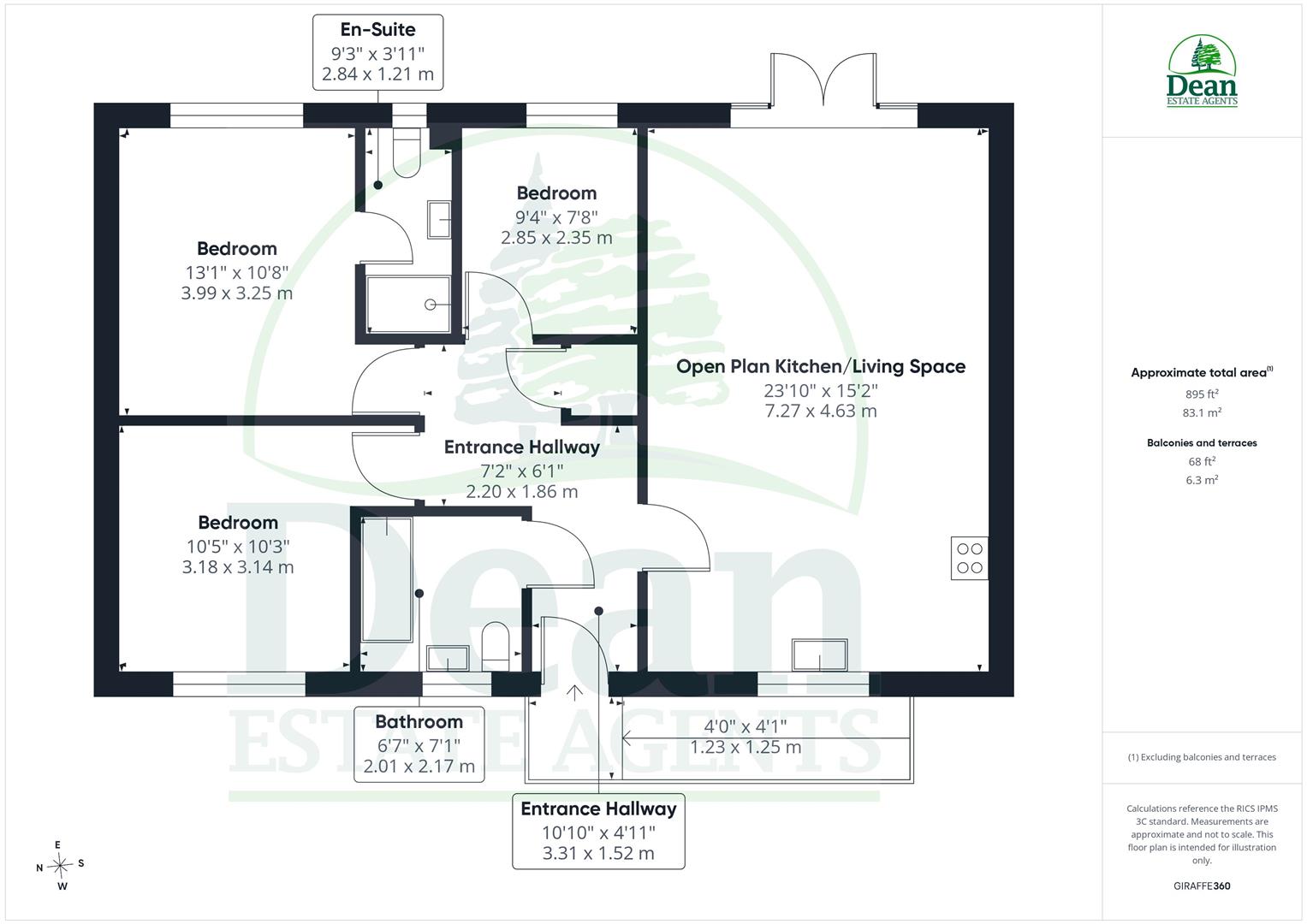 3b, Lamb Lane, Cinderford floorplan