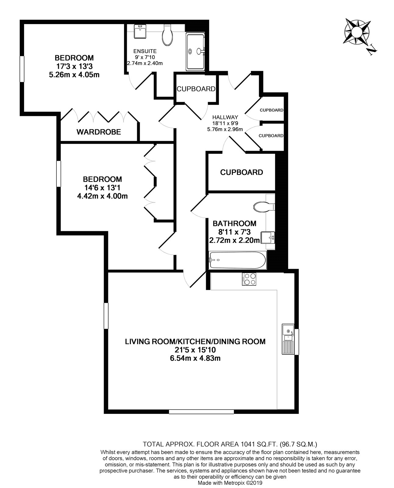 2 Bedrooms Flat to rent in Chandos Way, Hampstead NW11