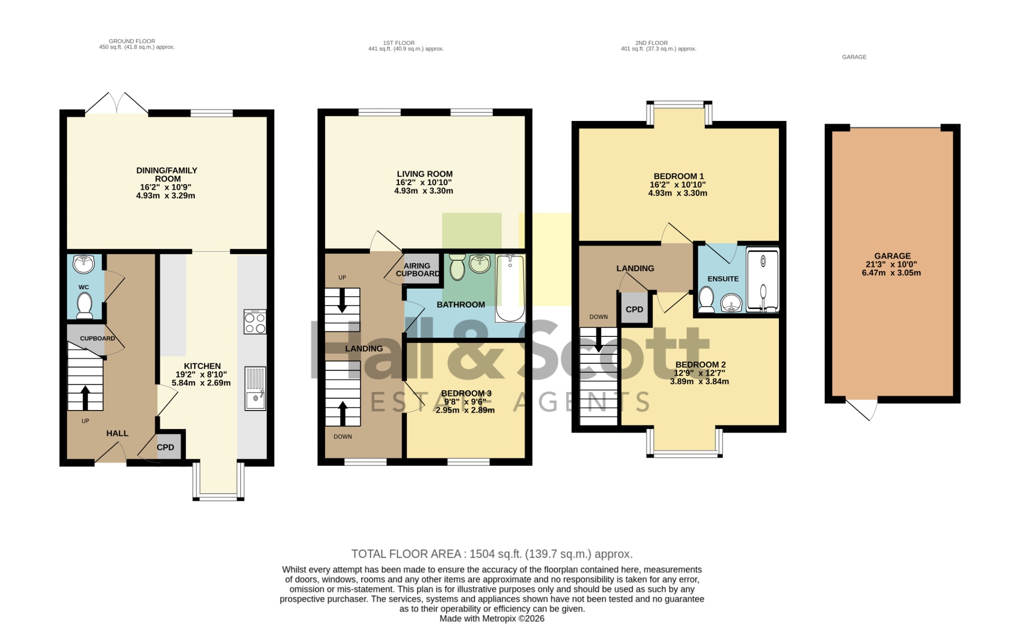126 Mill Street, Ottery St Mary floorplan