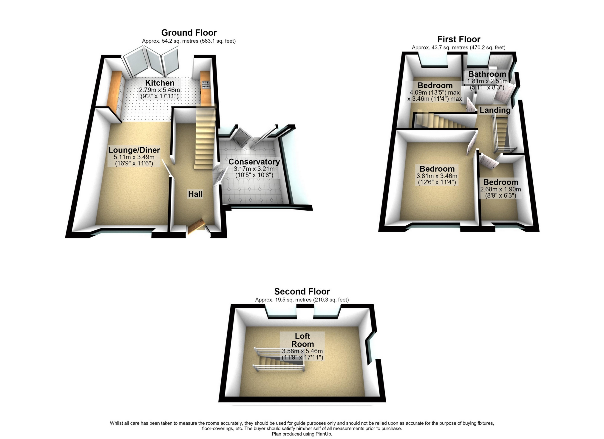 284, Stockport Road, Denton floorplan