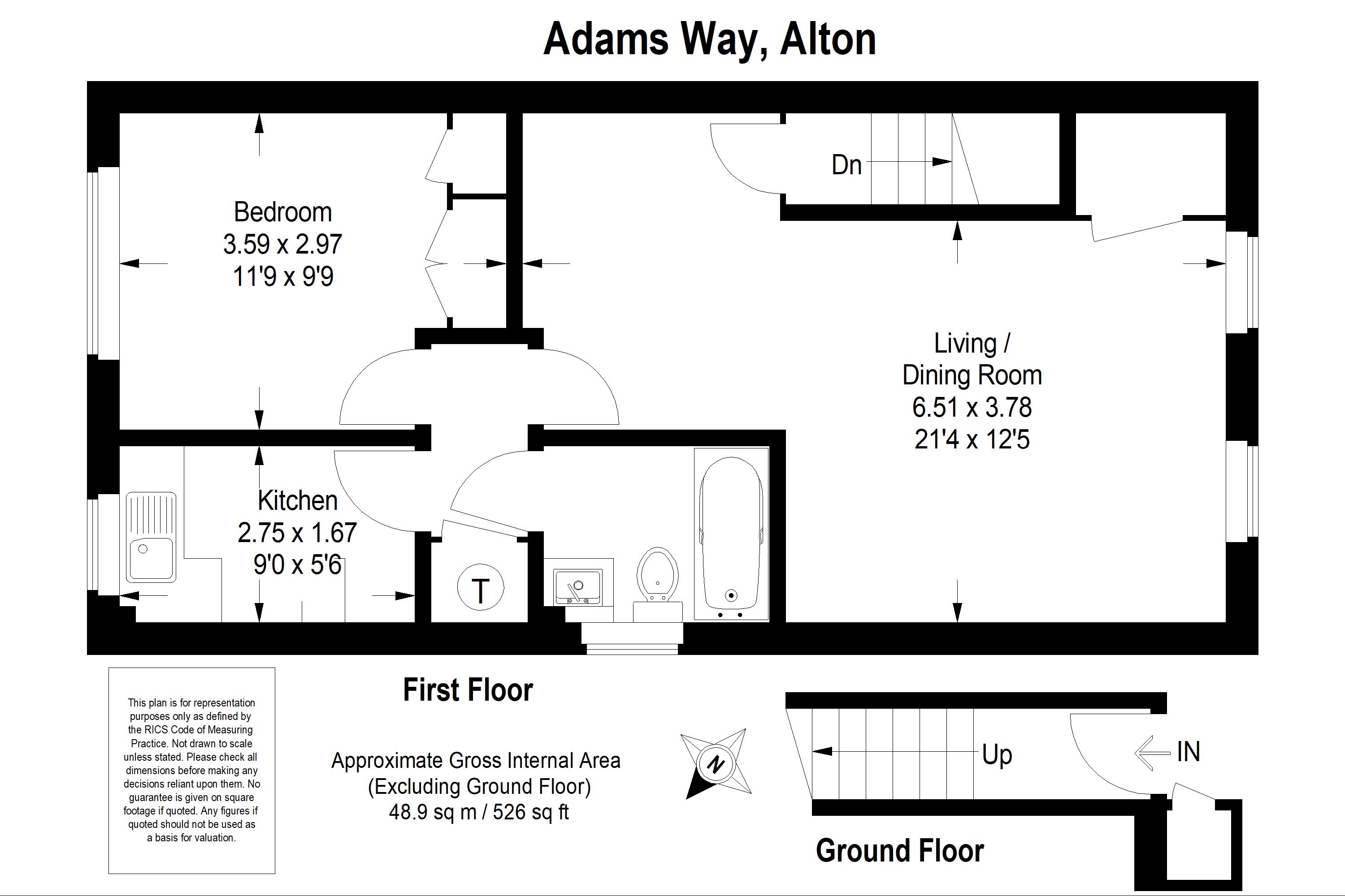 72, Adams Way, Hampshire floorplan