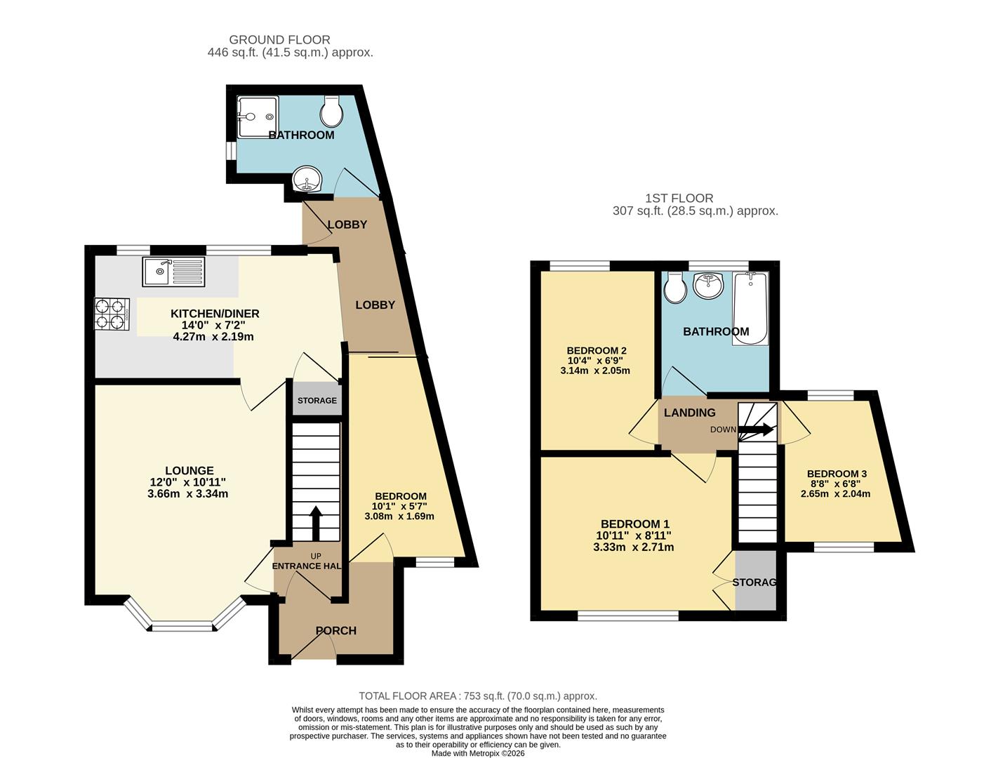 5, Berridge Lane, Leicester floorplan