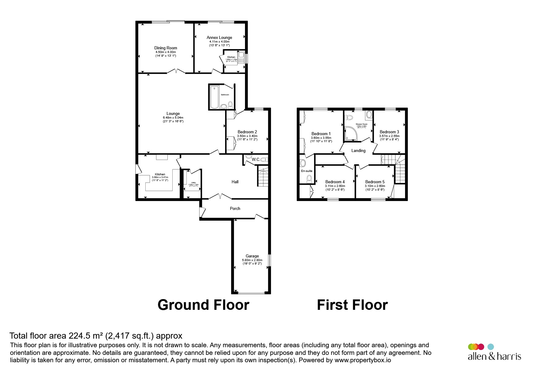 88a, Port Road East, Barry floorplan
