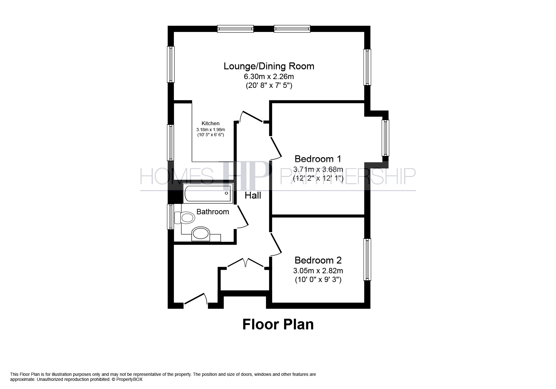 2 Bedrooms Flat for sale in Cornwell Avenue, Crawley RH10