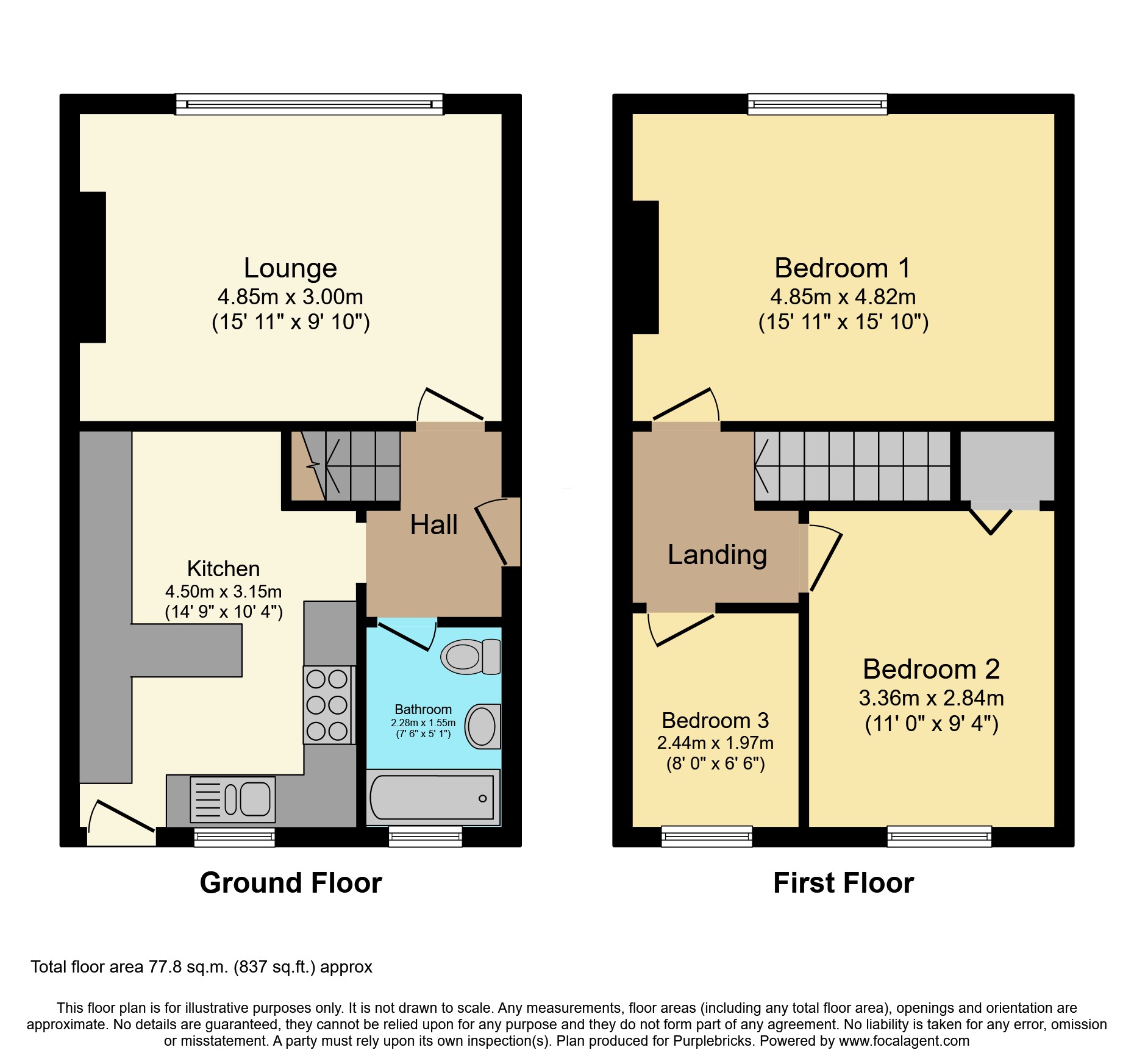 82, Freeman Road, Didcot floorplan