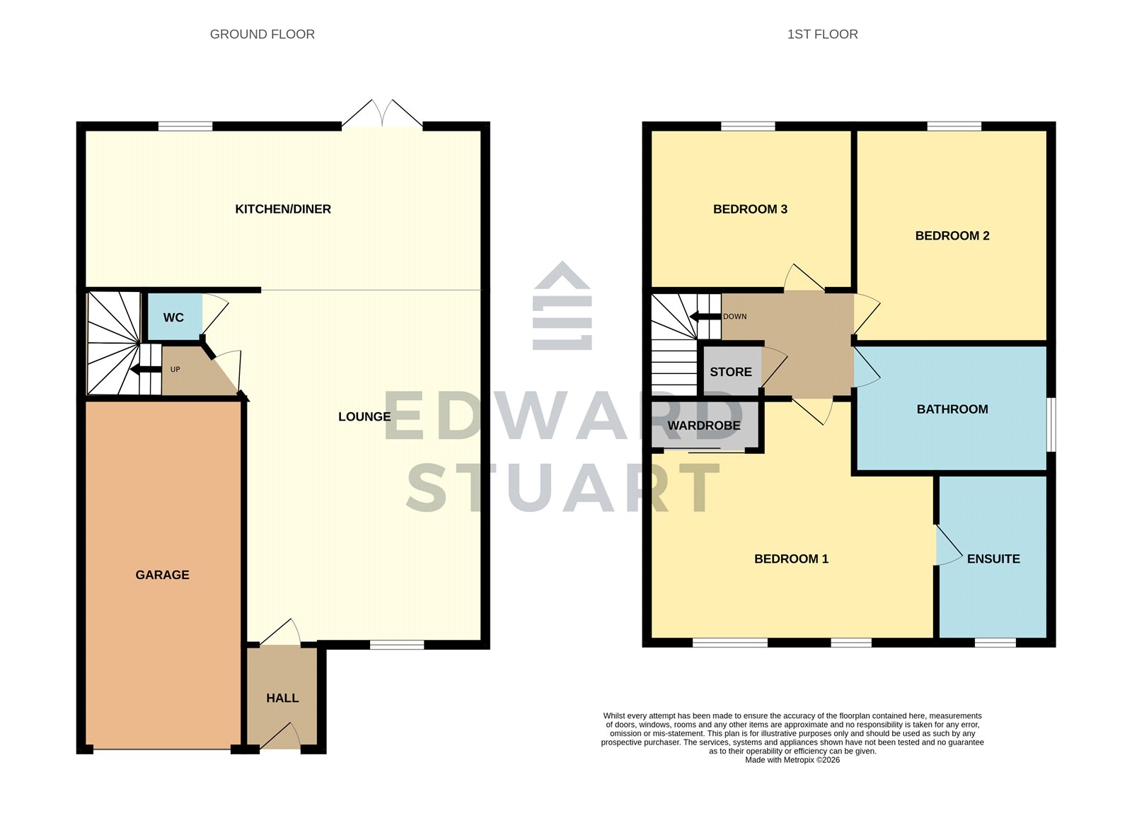 22, Buttercream Drive, Cambridgeshire floorplan