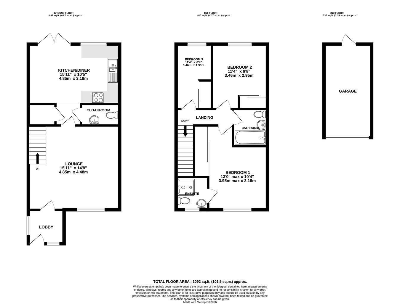 1, Blake Road, Thatcham floorplan