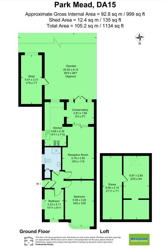96, Park Mead, Sidcup floorplan
