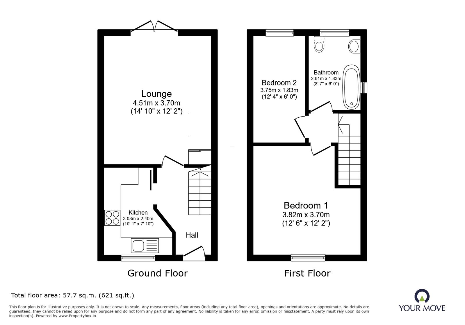 Quarry Pond Road, Manchester floorplan
