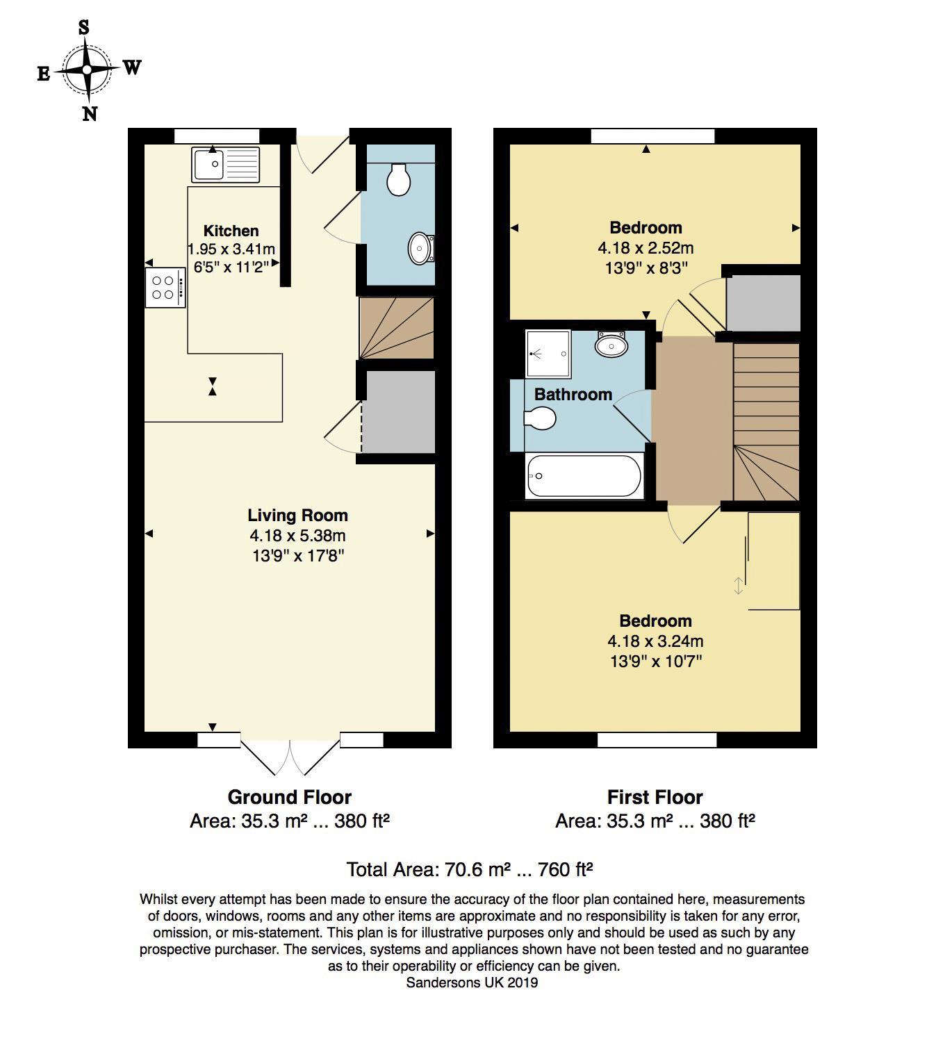 2 Bedrooms End terrace house for sale in Wagtail Walk, Finberry, Ashford TN25