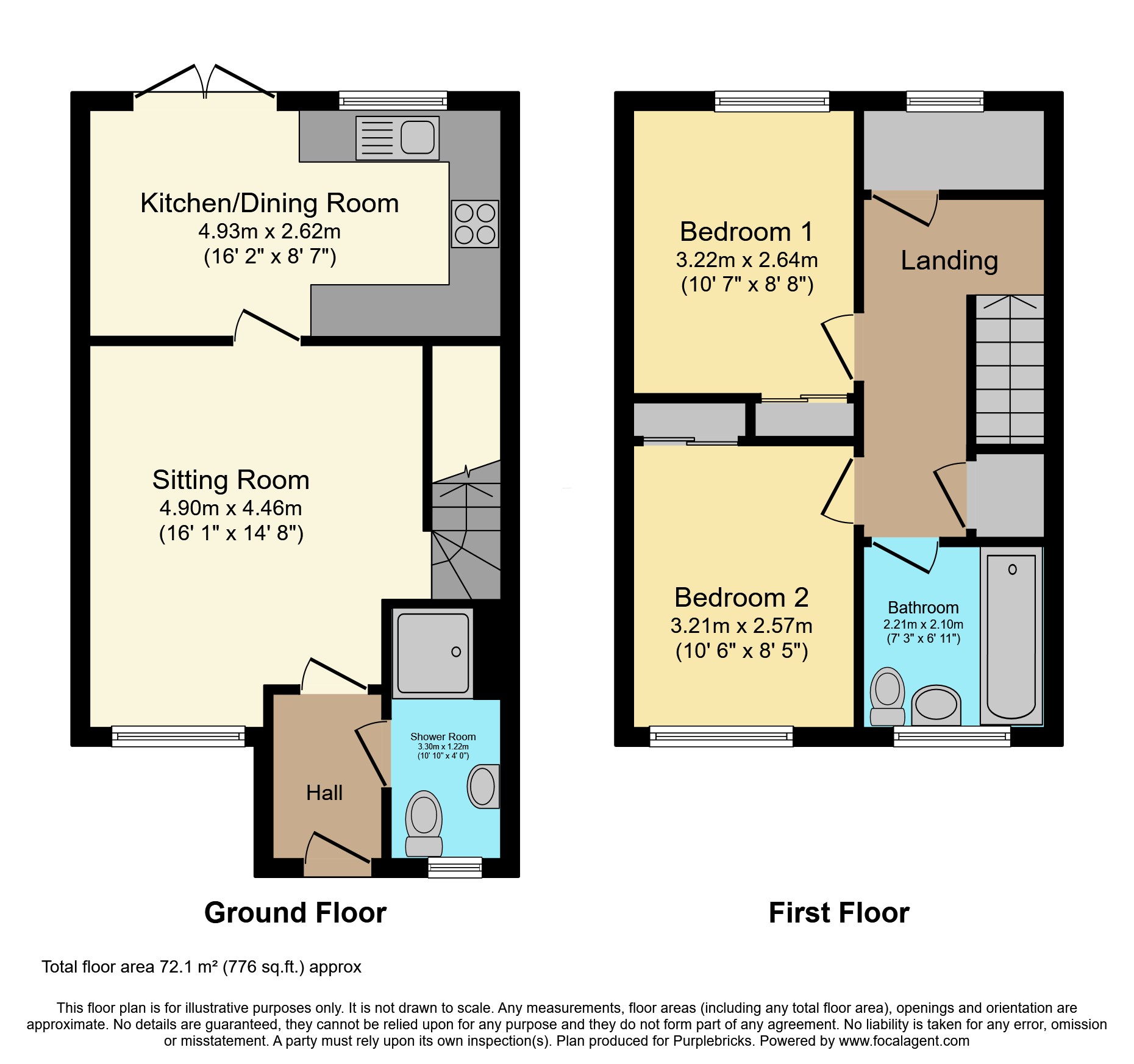 10, Willowford Place, Glasgow floorplan