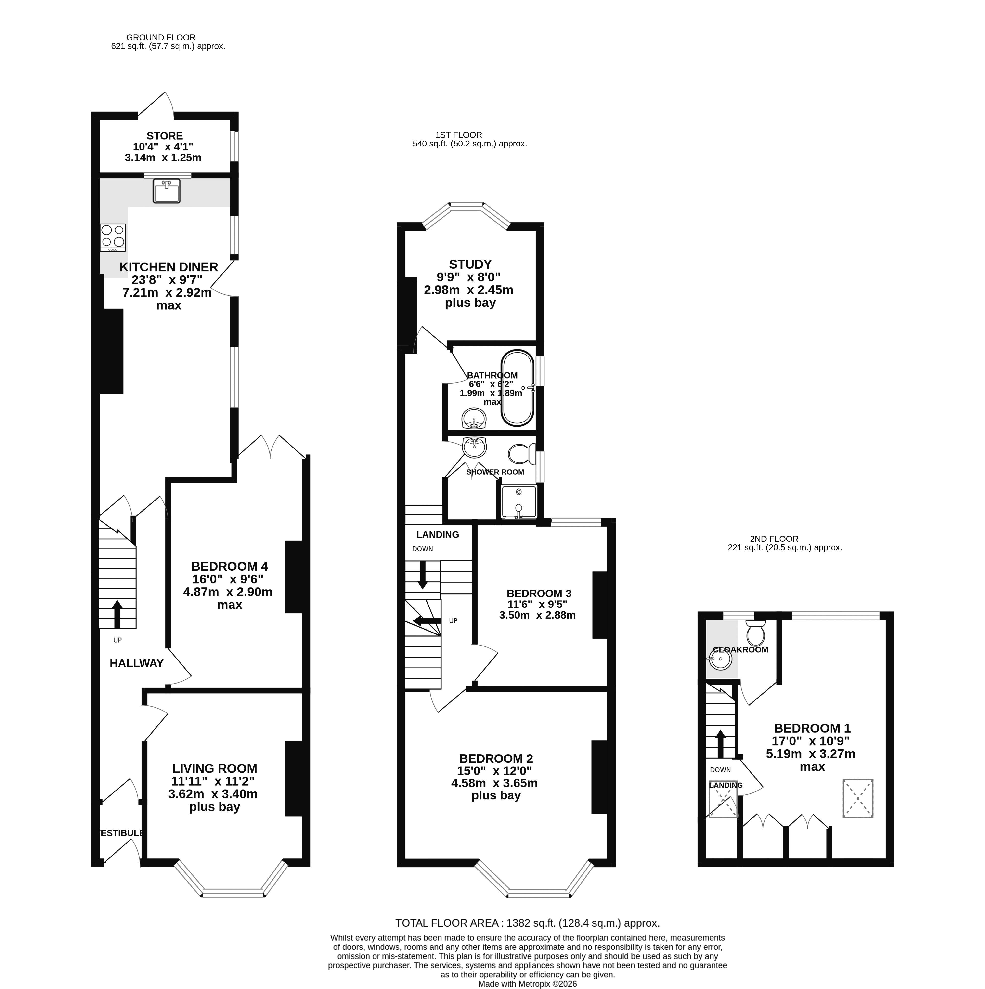 Mont Le Grand, Exeter floorplan