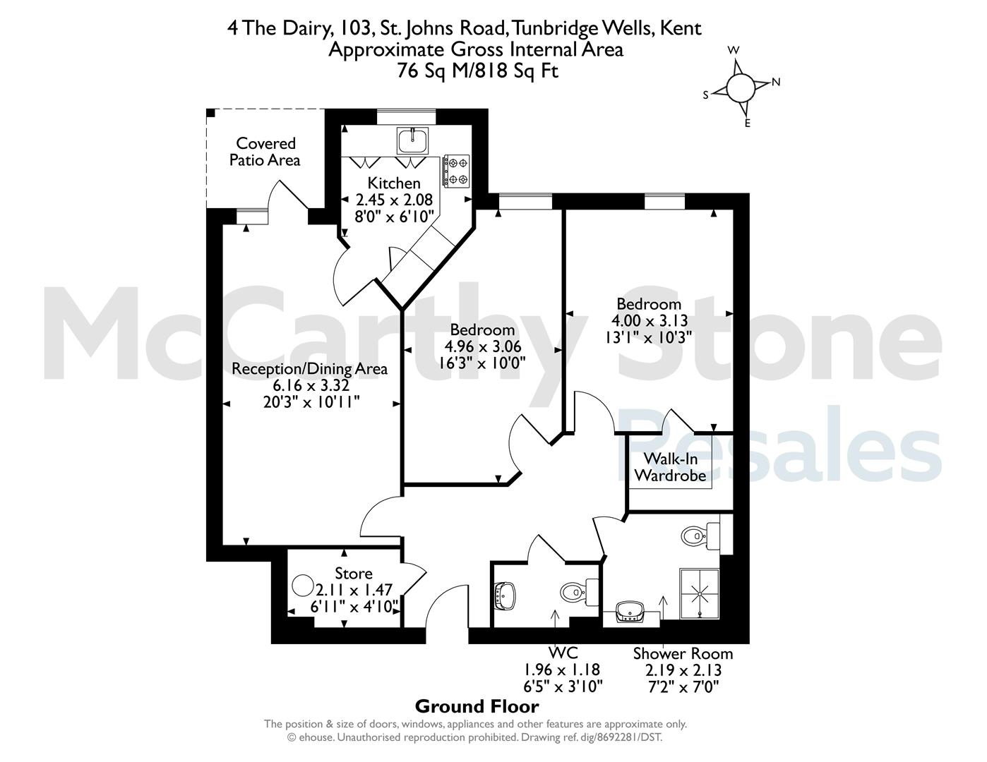 4 The Dairy, St. Johns Road, Tunbridge Wells floorplan