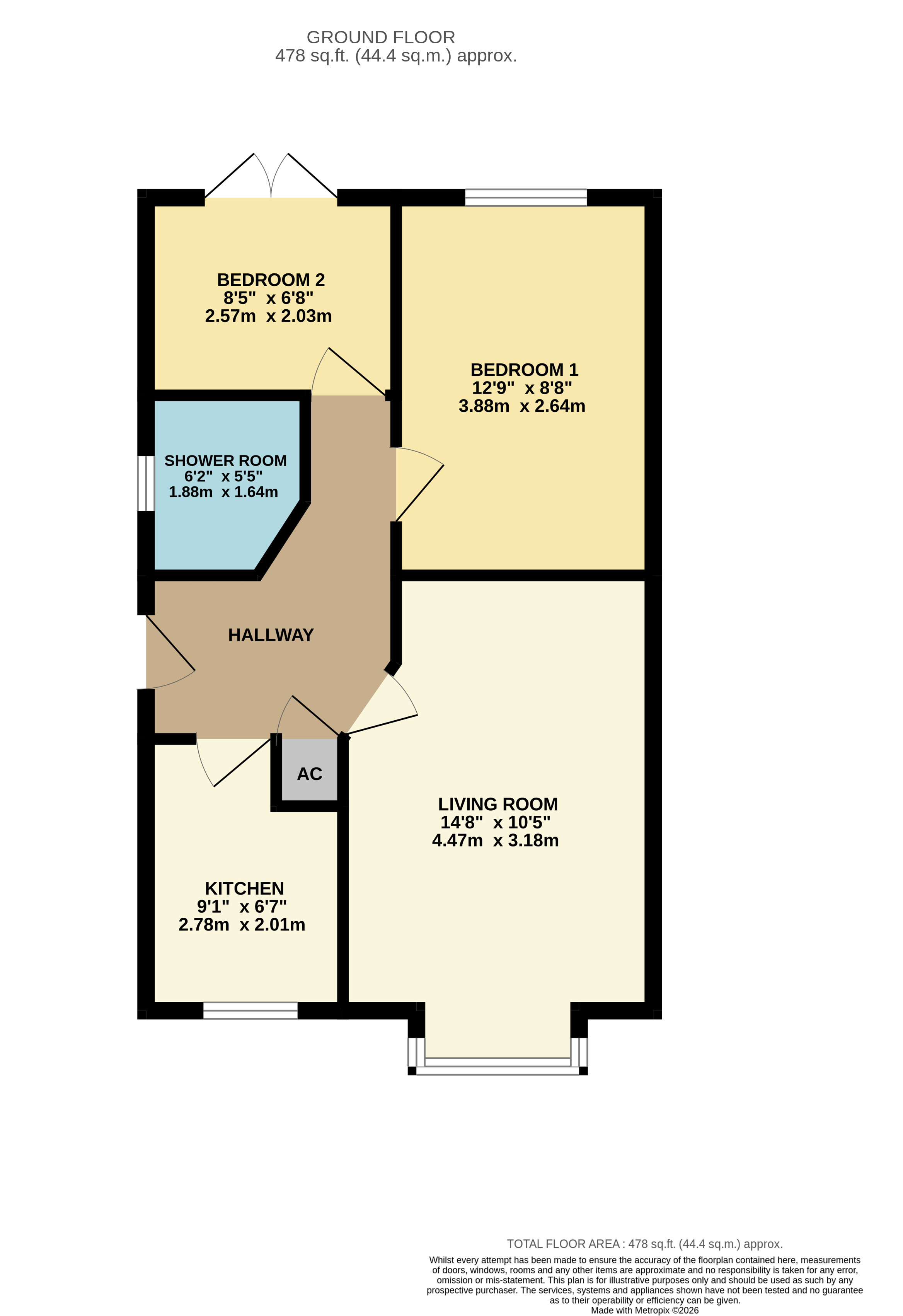 25, Stoke Close, Belper floorplan