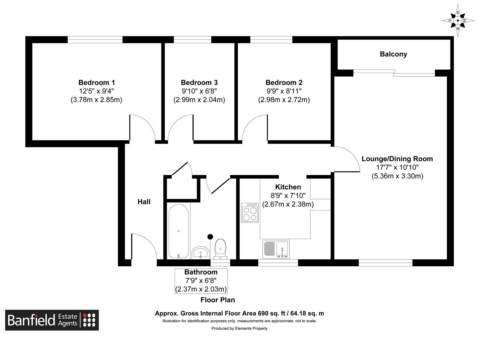 22 Ashlands, Hilders Farm Close, Crowborough floorplan