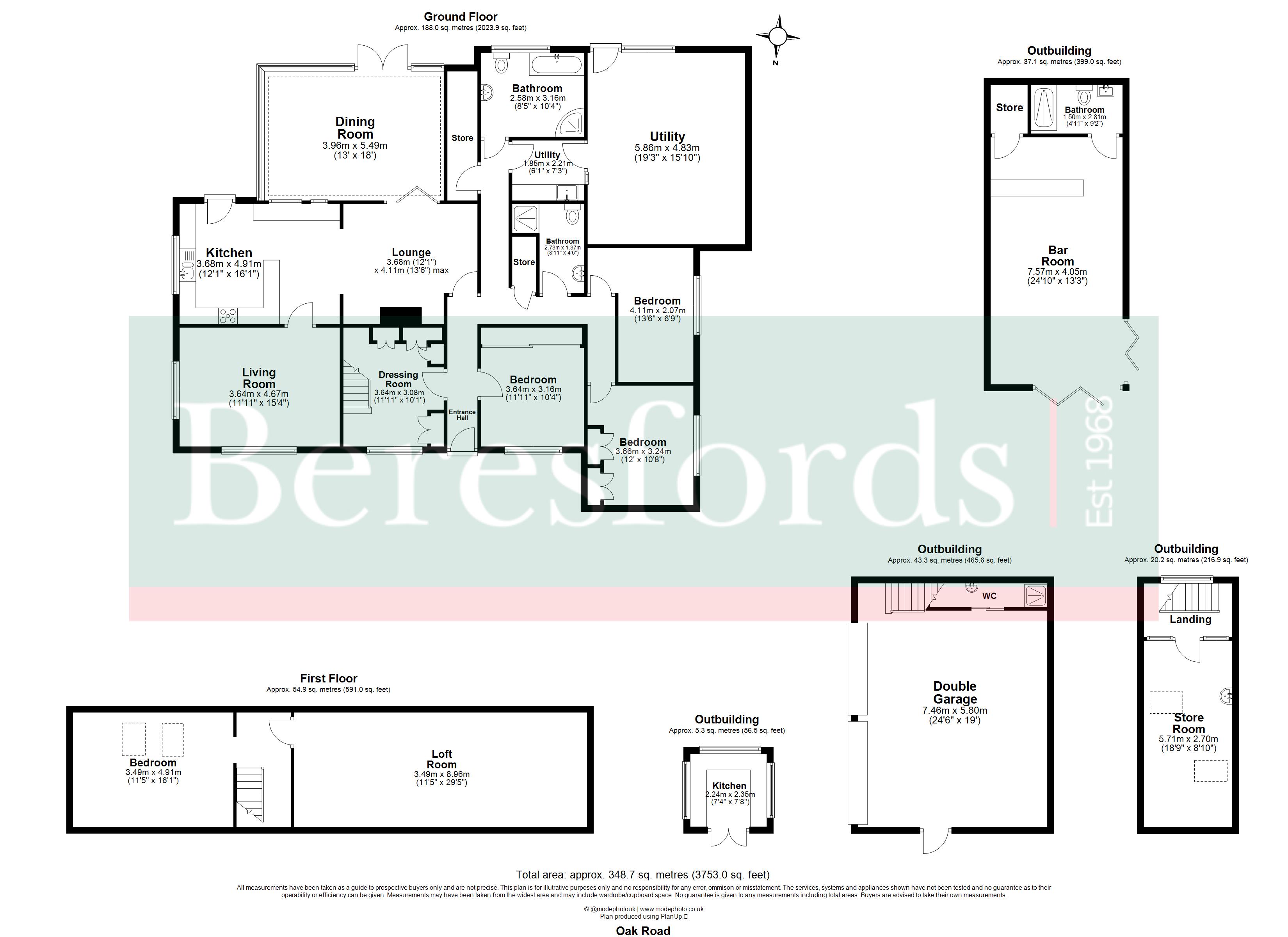 The Retreat,, Oak Road, Billericay floorplan
