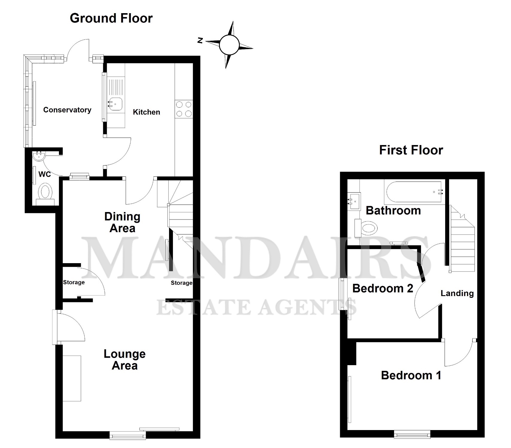 12a Hall Lane, Peterborough floorplan