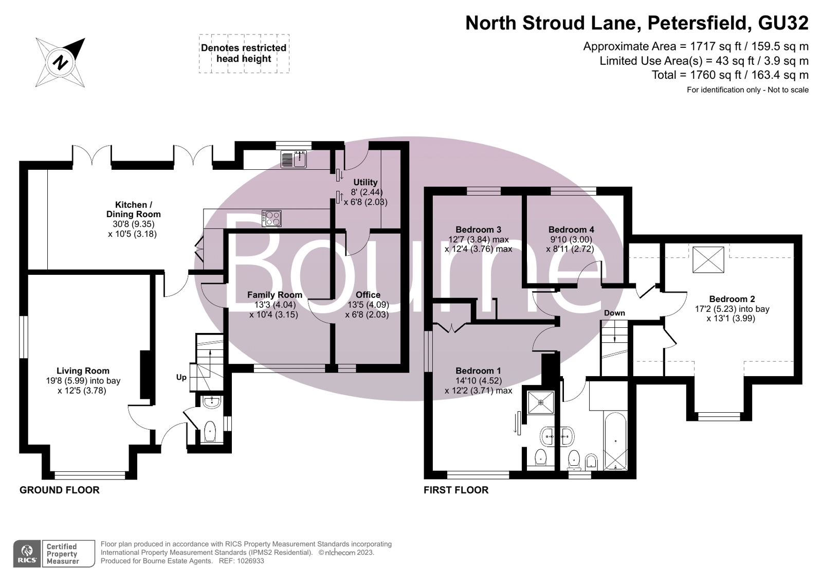 North Stroud Lane, Petersfield, Hampshire GU32, 4 bedroom detached