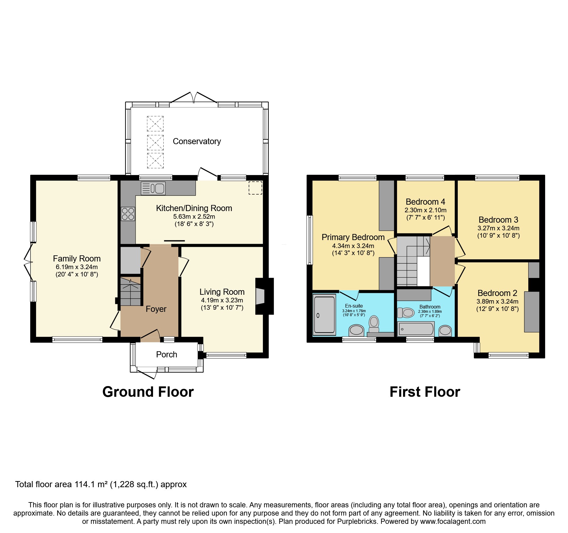 17, Arlington Avenue, Manchester floorplan
