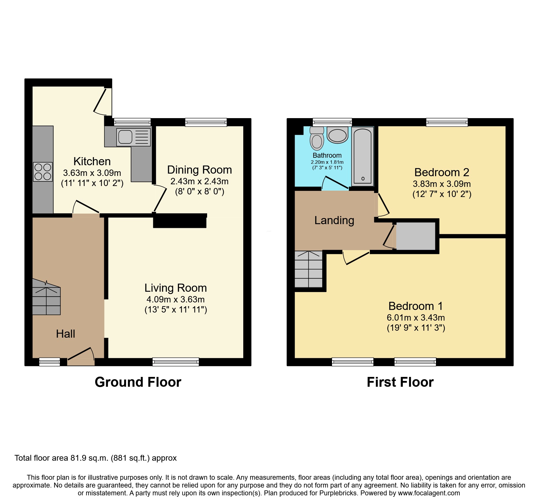 12, The Clough, Stockport floorplan