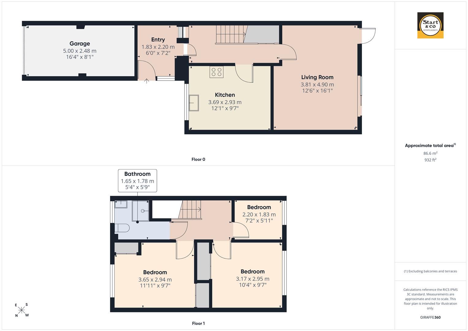 13, Higher Well Close, Newquay floorplan