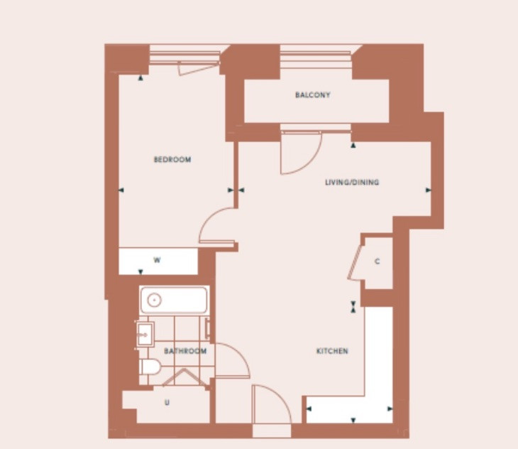 Apartment 0, Paddington Green, London floorplan