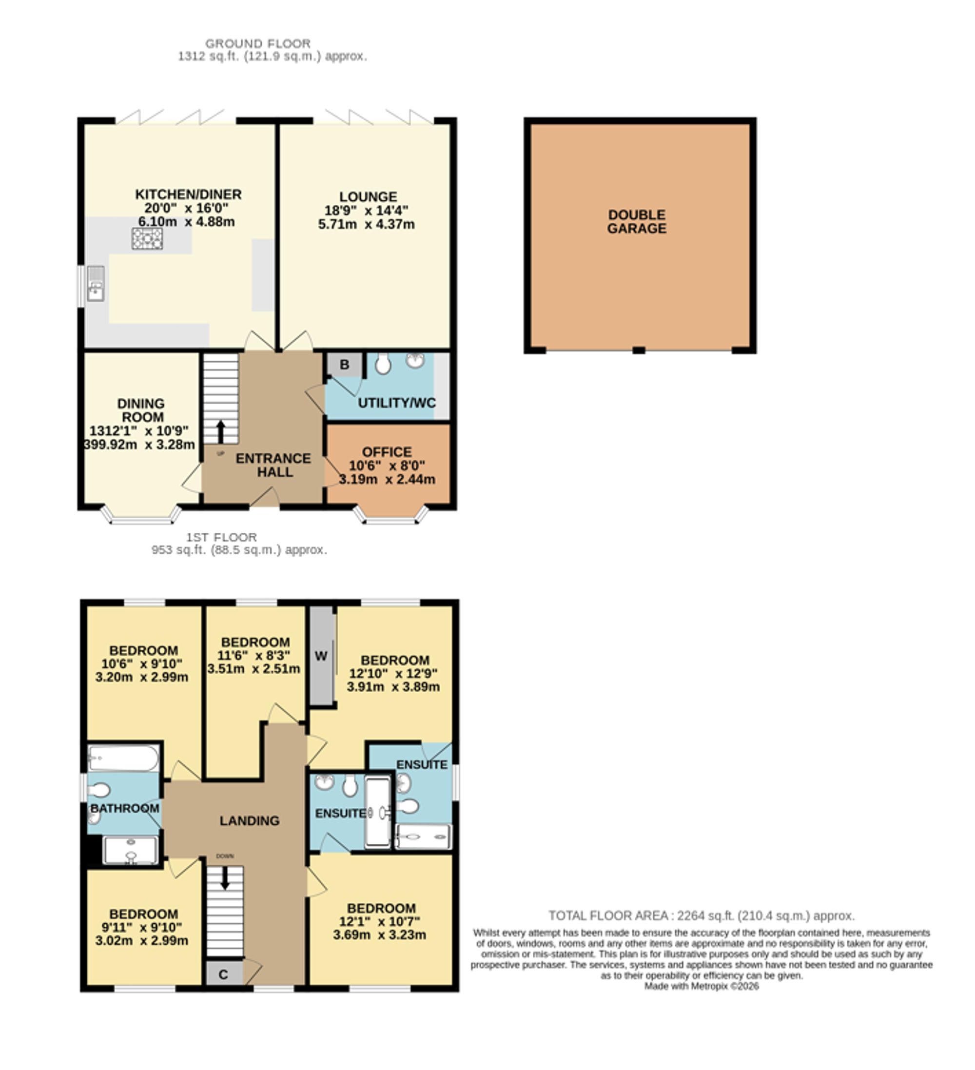 96 Cleverley Rise, Southampton floorplan