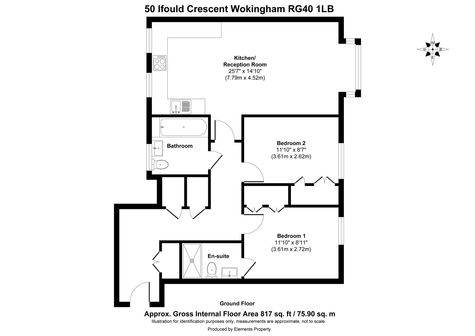 50 Ifould Crescent, Wokingham floorplan