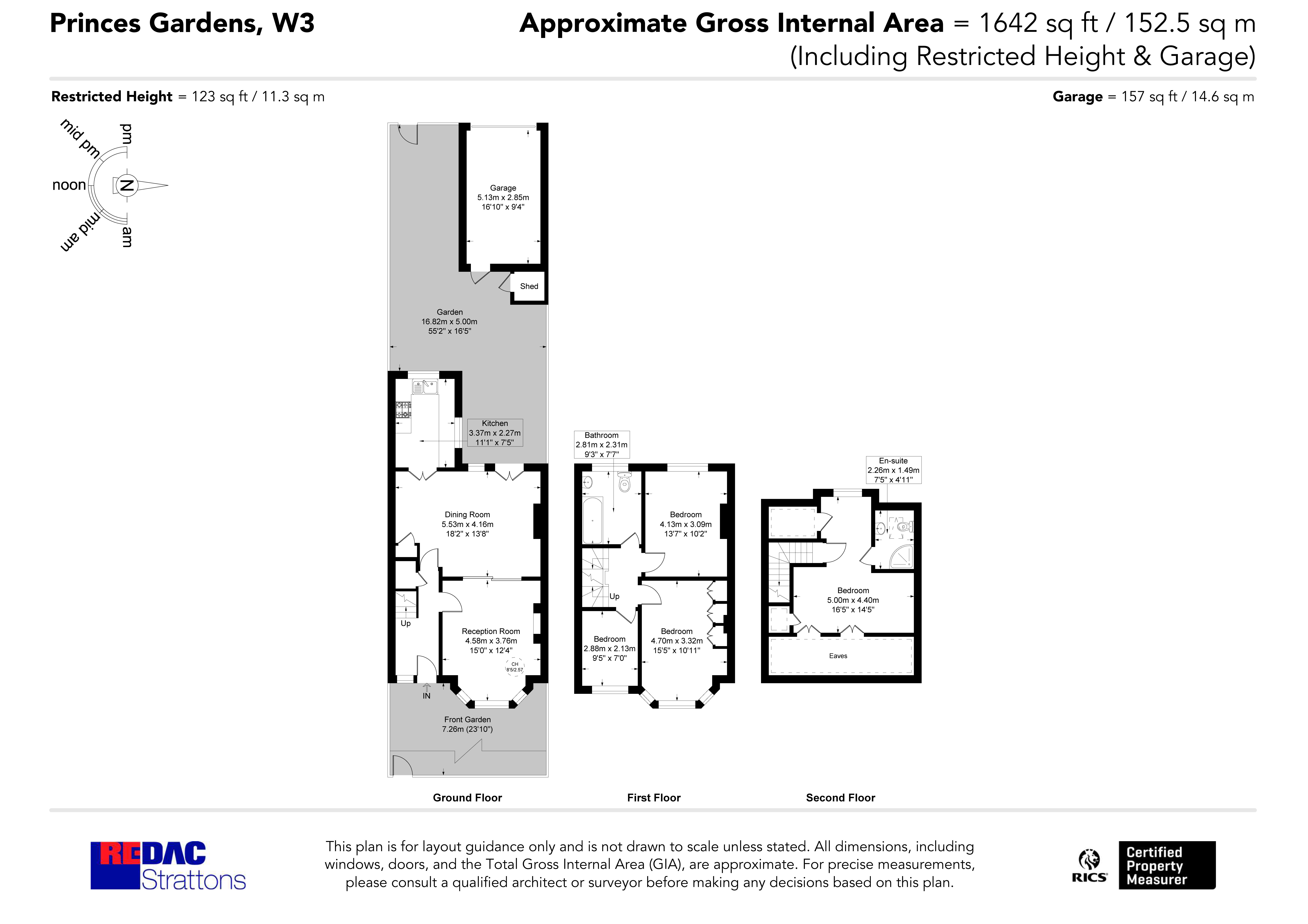 96, Princes Gardens, London floorplan