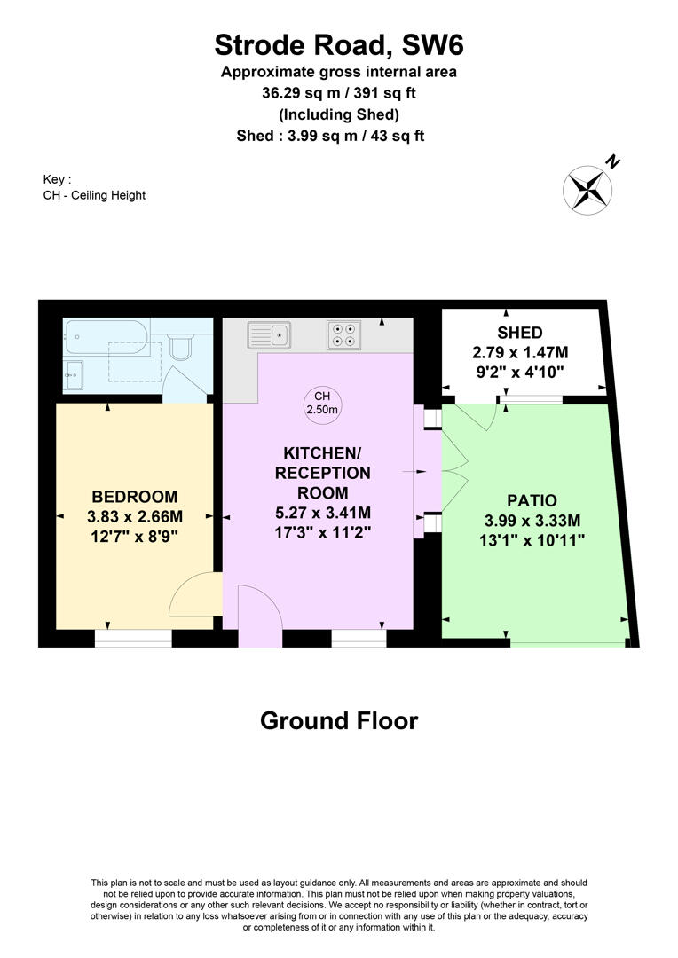 2A, Strode Road, London floorplan