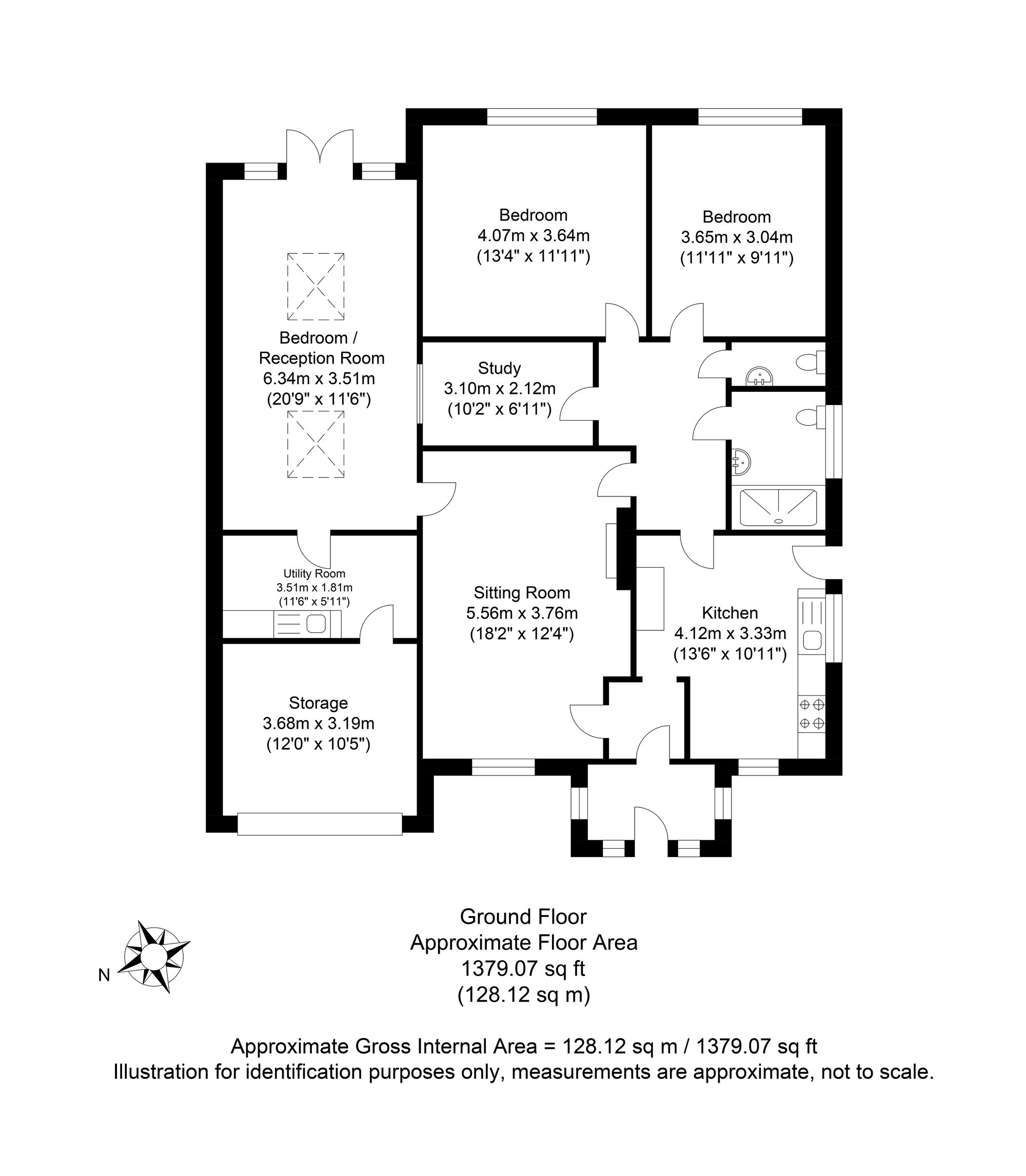 Greenside Rushey Green, Lewes floorplan