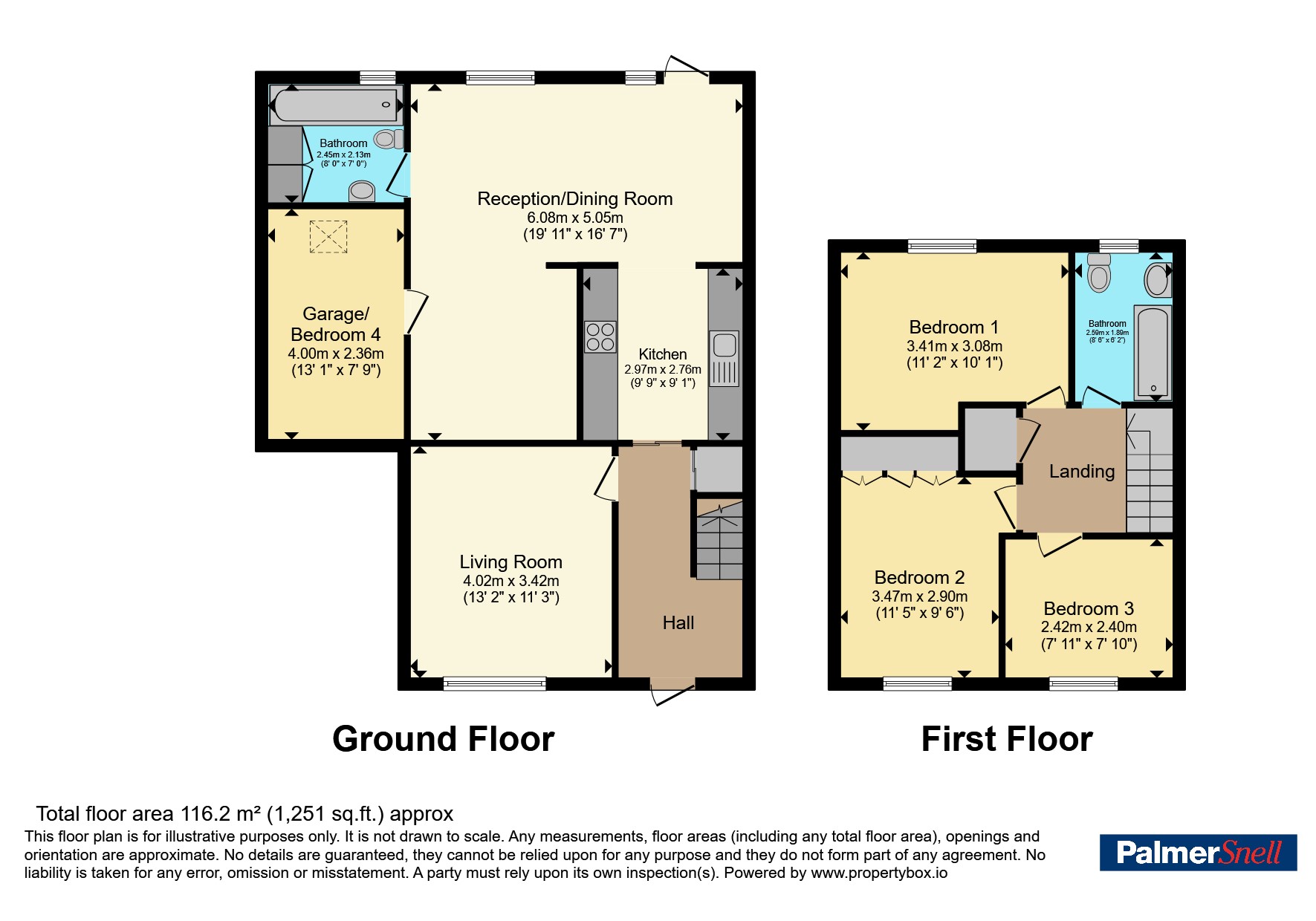 1A,, Gallwey Road, Dorset floorplan