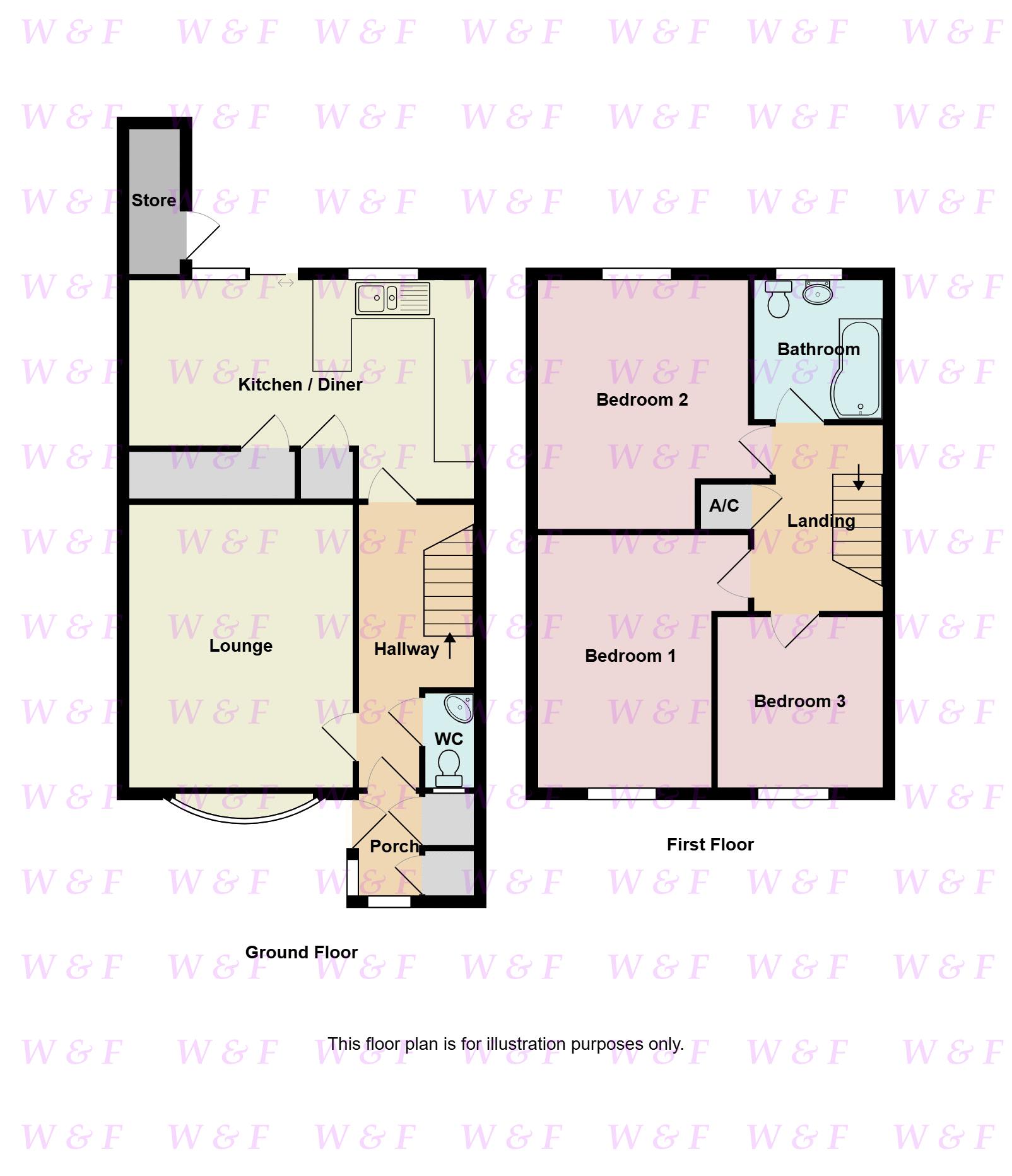 17, Churchacre, Birmingham floorplan