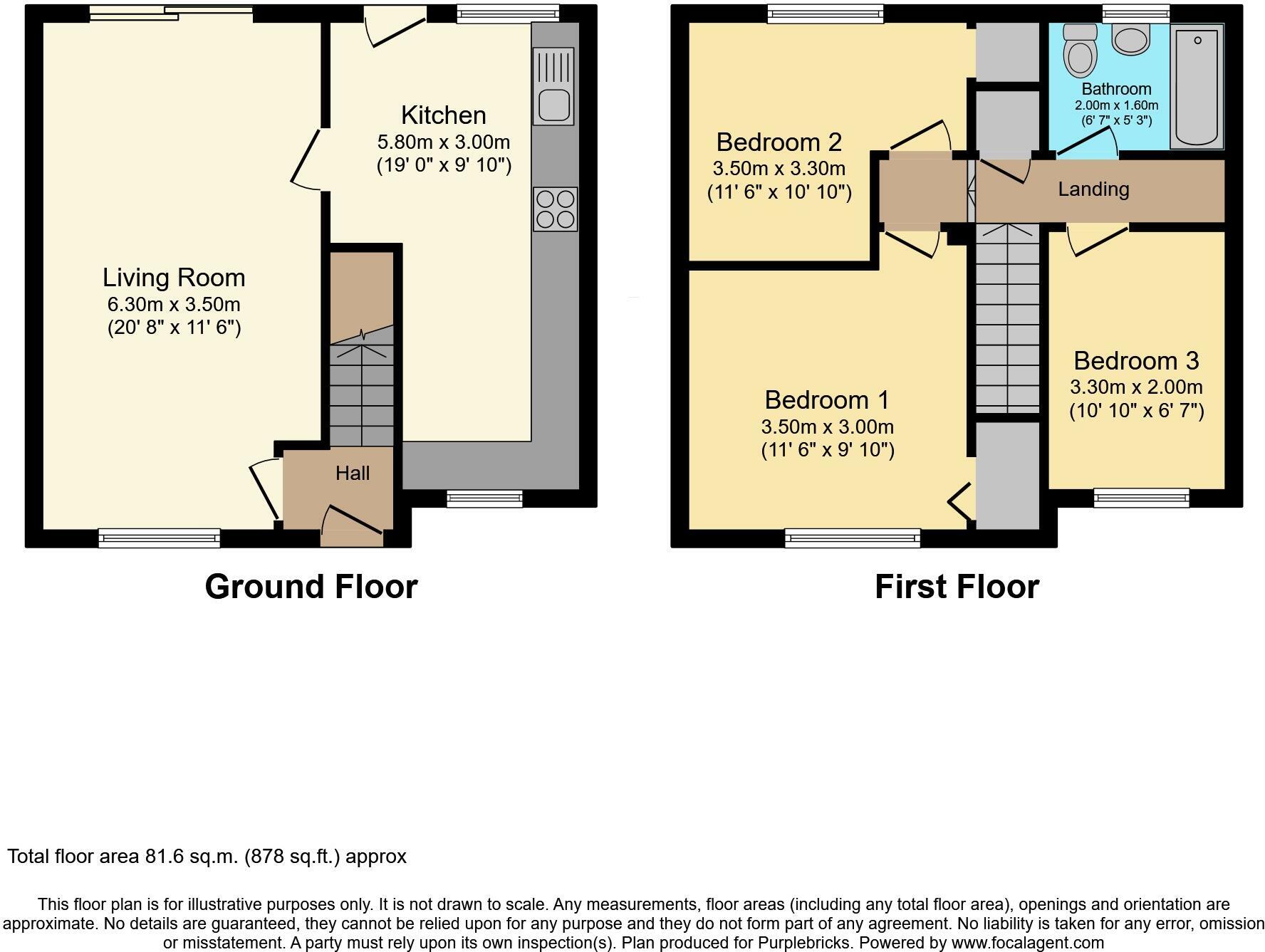 40, Blenheim Road, Wigan floorplan
