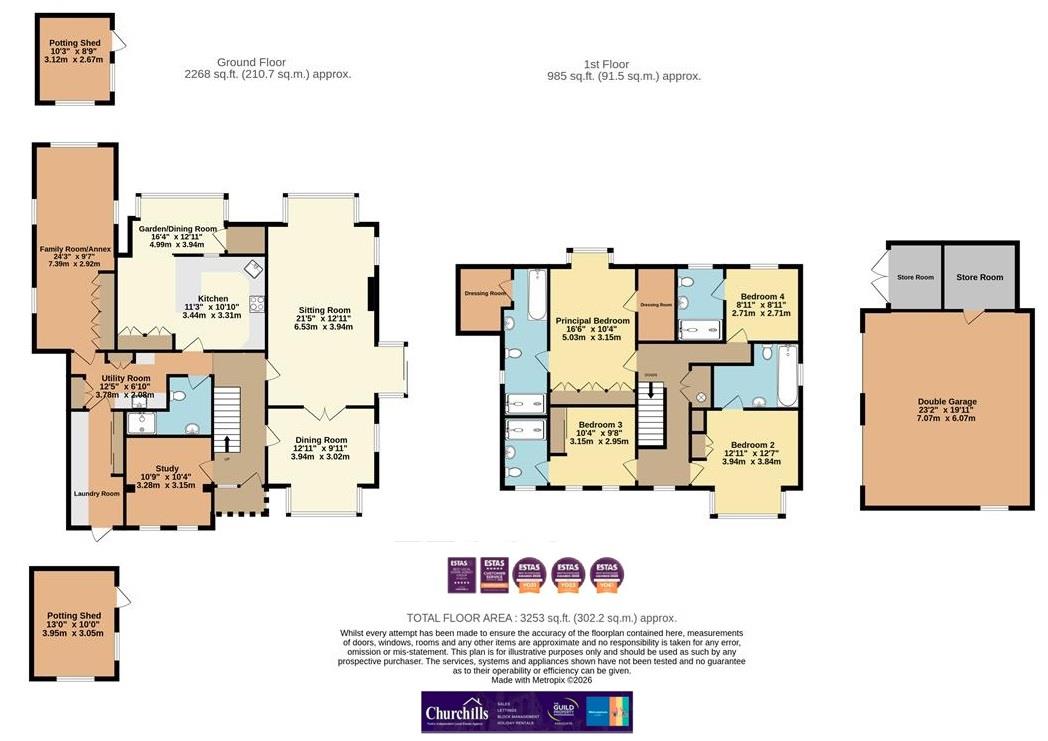 3 St. Johns Meadows, Thirsk Road, York floorplan