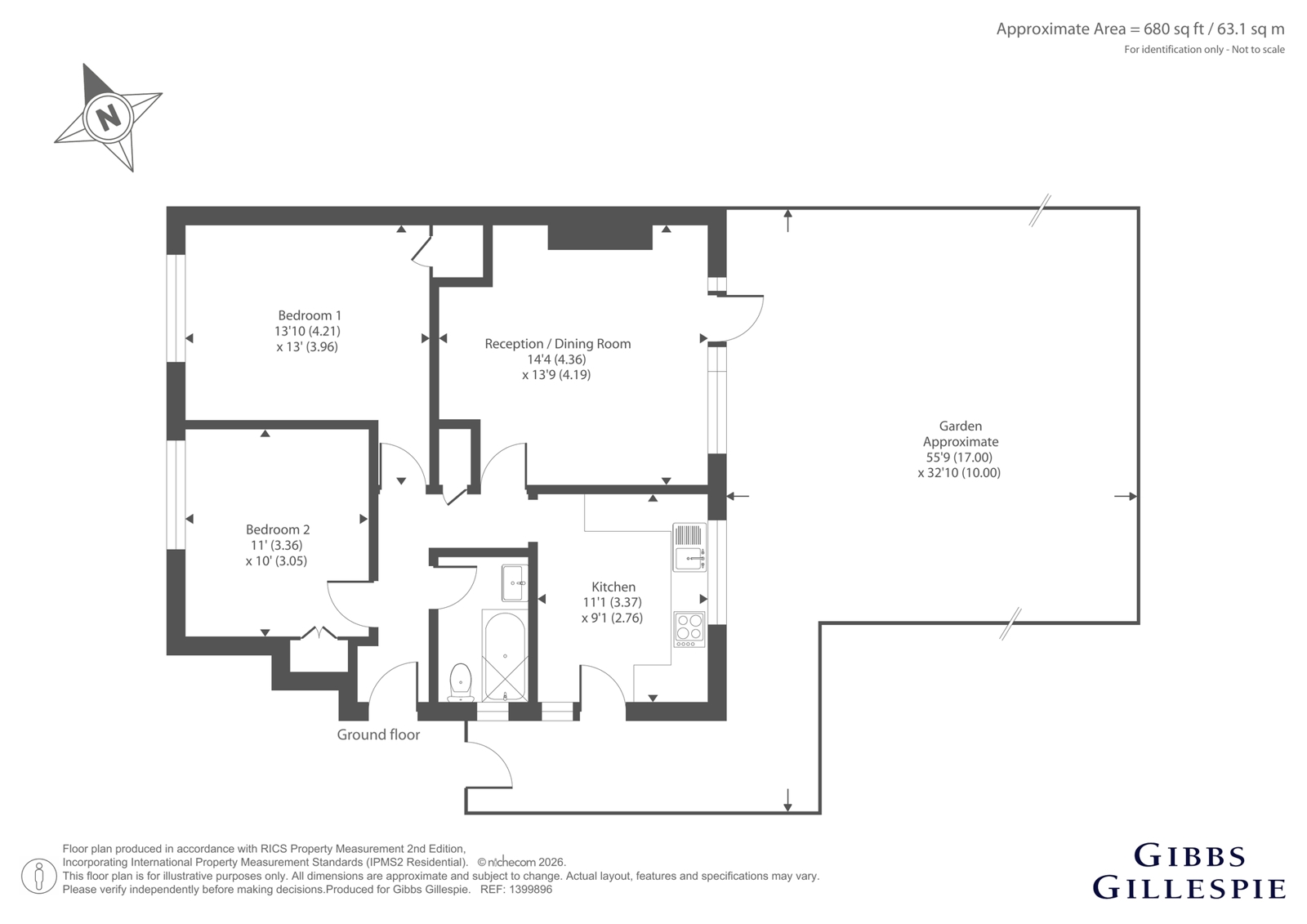 10, Malmesbury Close, Pinner floorplan