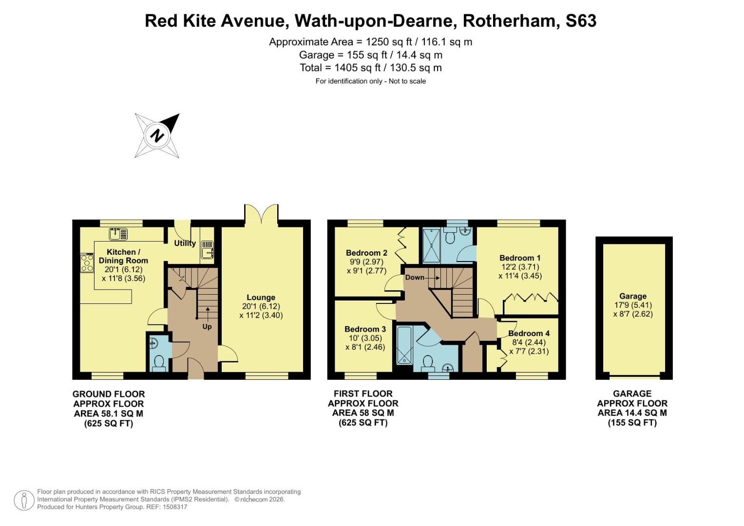 22, Red Kite Avenue, Rotherham floorplan