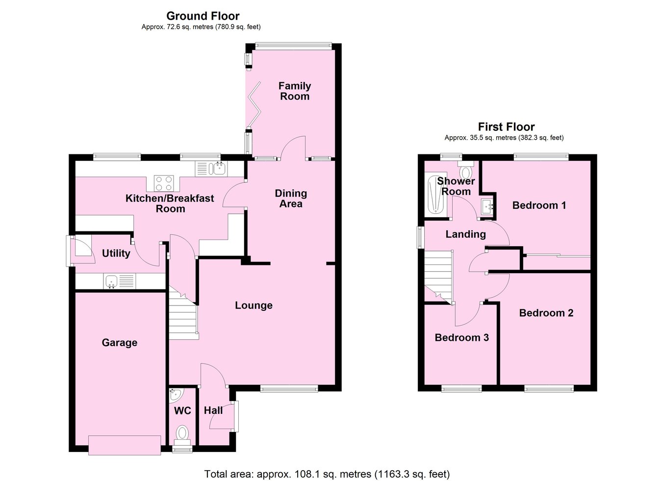 30, Kirtley Way, Leicester floorplan