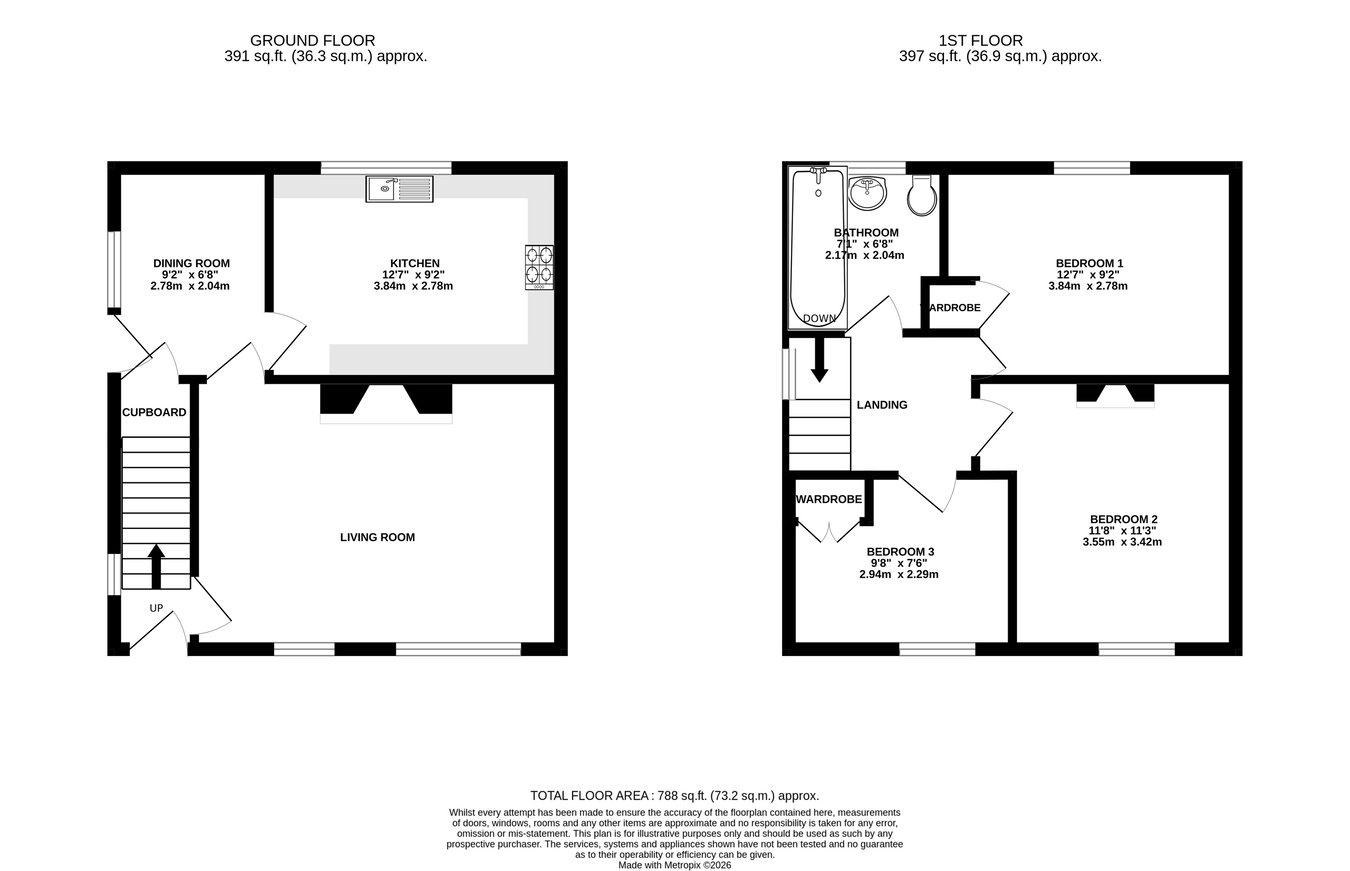 17, Maes Y Berllan, Brecon floorplan
