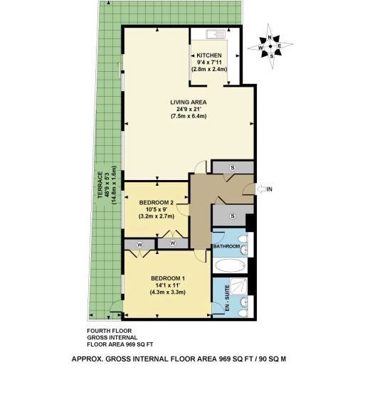 8, London floorplan