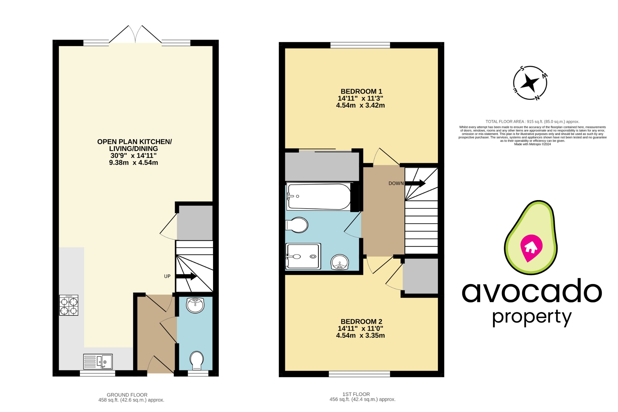 Glover Crescent, Arborfield RG2, 2 bedroom semi-detached house for sale ...