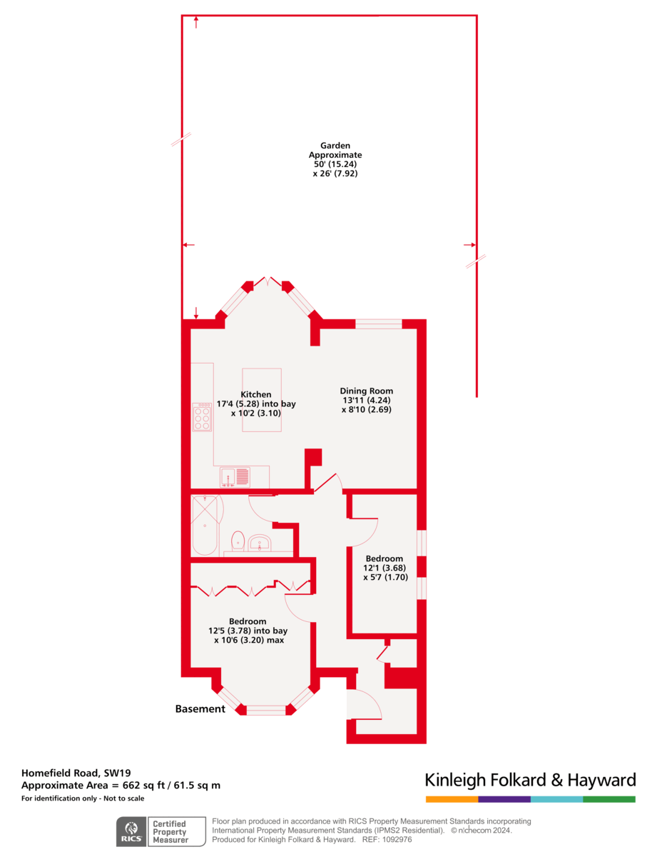 Homefield Road, Wimbledon, London, SW19 floorplan