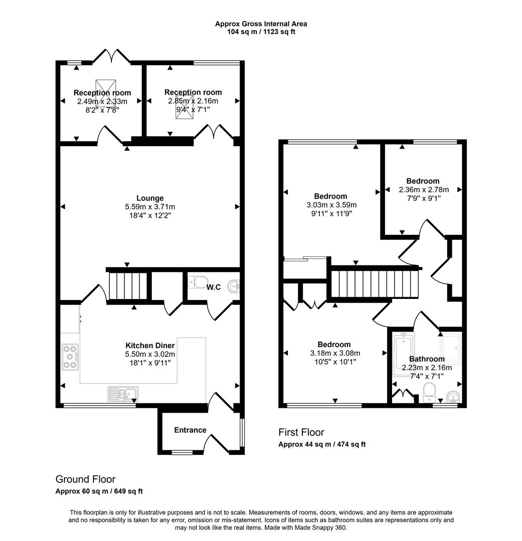 23, Bron Y Dre, Carmarthen floorplan