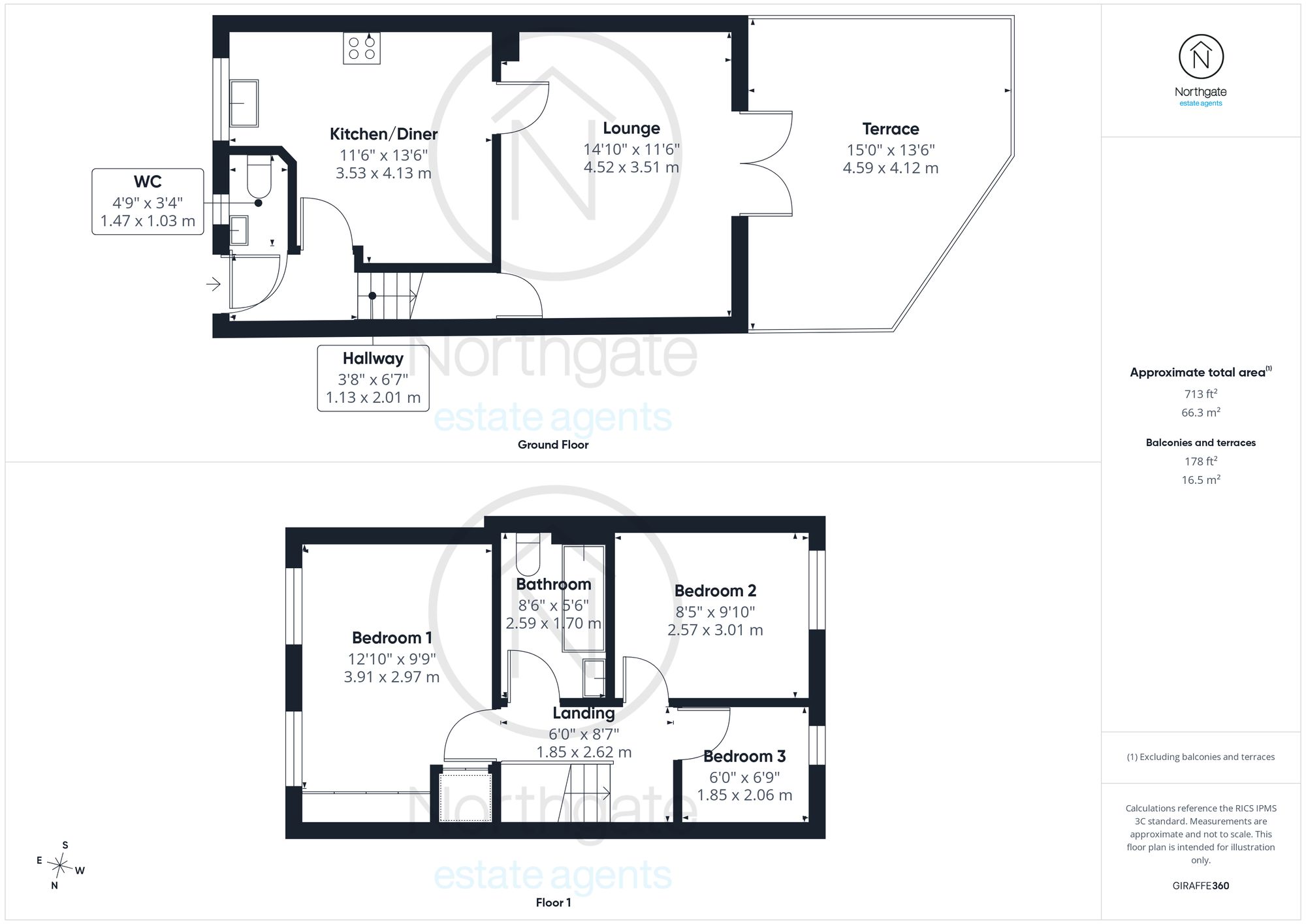 18 Bluestone Close, Newton Aycliffe floorplan