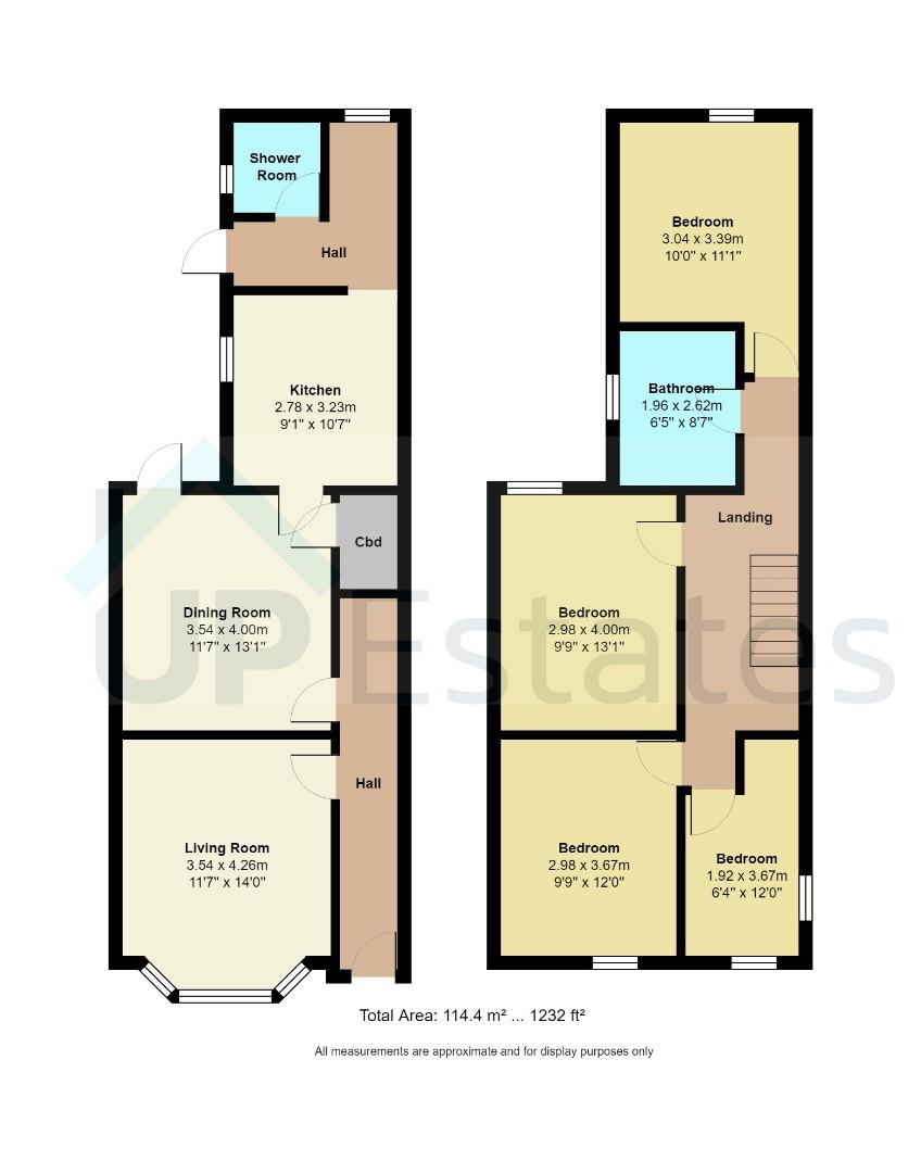 15, George Street, Rugby floorplan