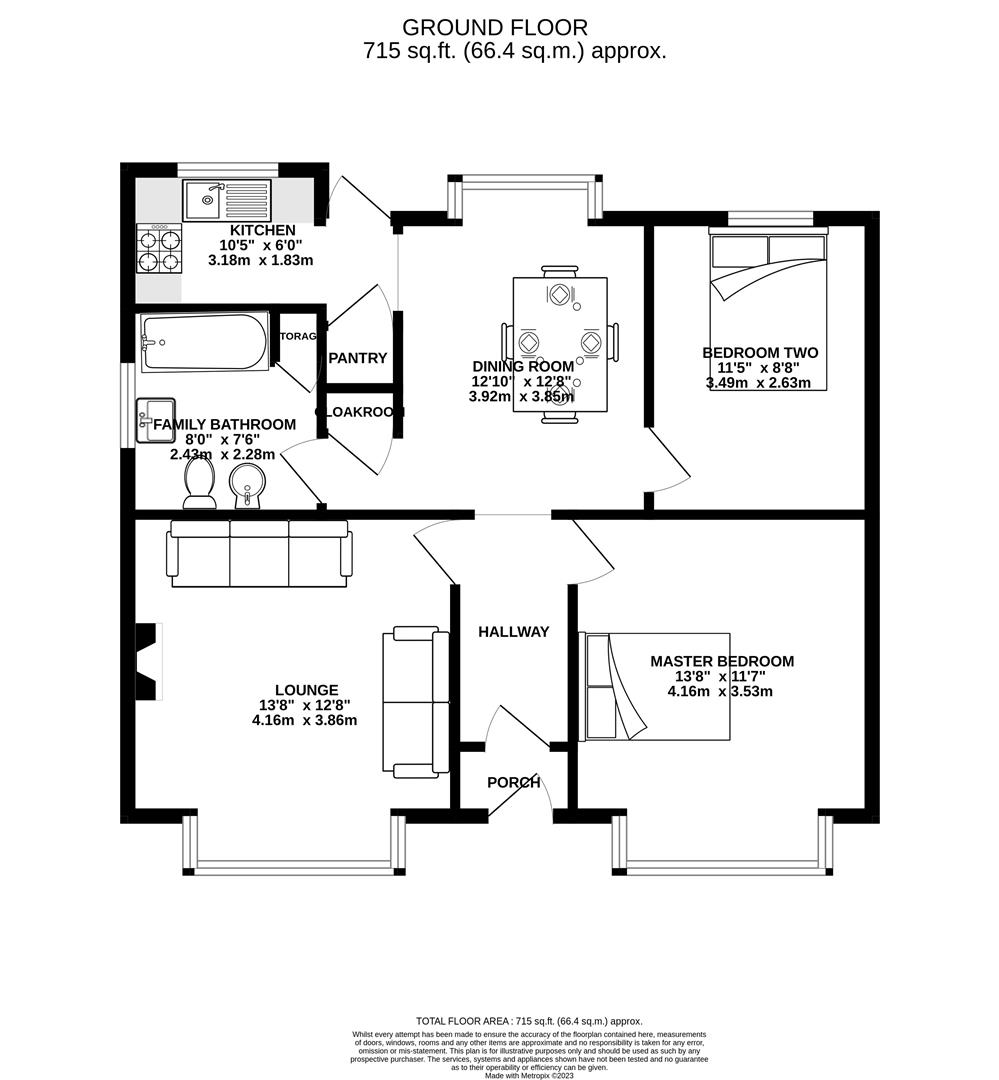 Bent Lane, Leyland PR25, 2 bedroom detached bungalow for sale