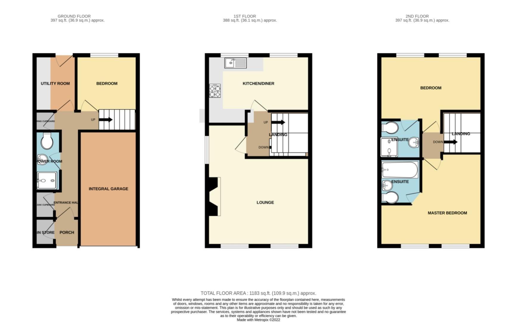 3, Kenyon Crescent, Bury floorplan