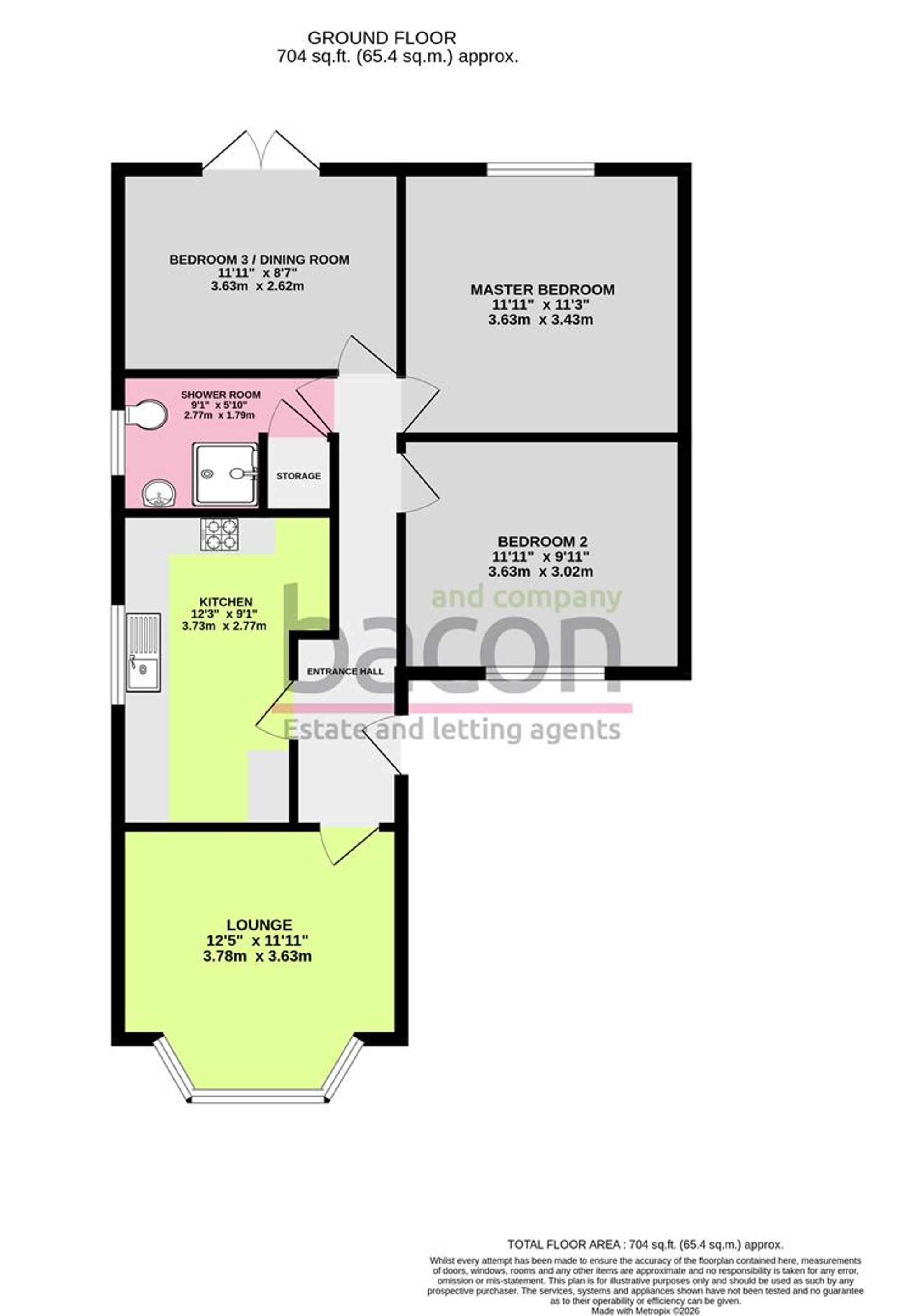 11 Sackville Crescent, Worthing floorplan